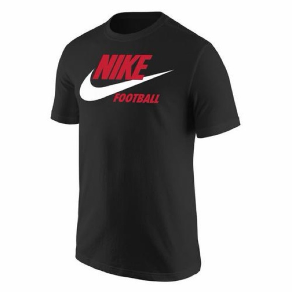 Boy’s Nike Black Football Logo T‑Shirt